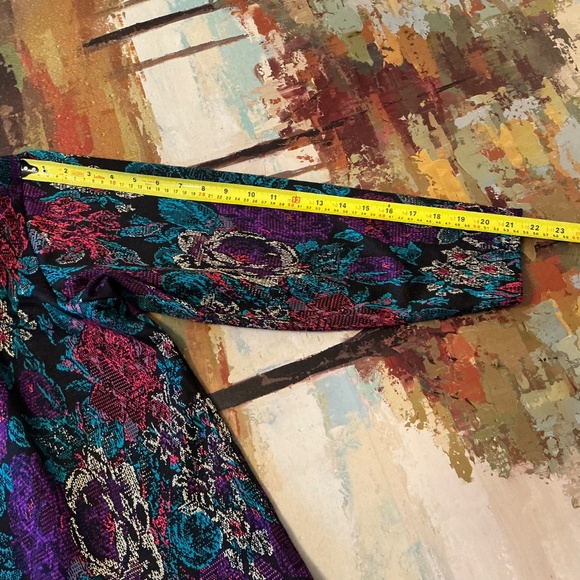 TRADITIONS - Vintage Floral Special Occasion Sweate - Picture 10 of 16